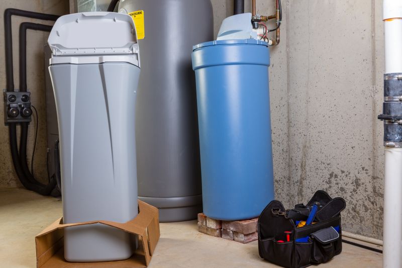 Water Softener System Installation in Basement